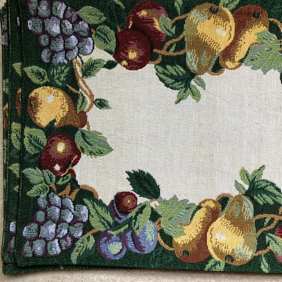 🍂Set of Four Harvest Tapestry Place Mats - Picture 5 of 6